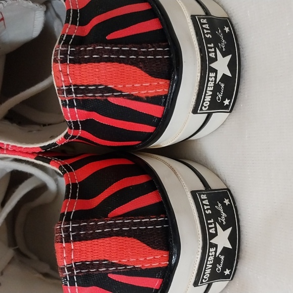 CONVERSE CHUCK TAYLOR 70 ALL STAR OX BLACK/ RACER PINK size 5.5 - Picture 5 of 13